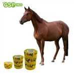 Pengiriman Cepat 7.5cm * 4.5m Non-woven Crepe Disesuaikan Dicetak Perban Kohesif Elastis Bermotif Untuk Kuda